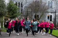 DKANE 27th Feb 2024
REPRO FREE
IWish Alumni Sarah Murray and Jackie Osei with pupils from Togher Girls National School at the IWISH UCC campus day. 
 I Wish campus days provide opportunities through interactive and immersive experiences to encourage engage and empower girls to pursue STEM.
Photo Darragh Kane